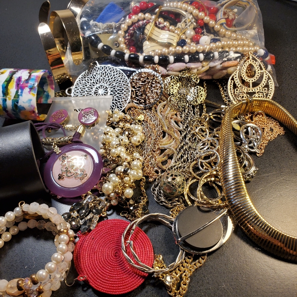 Junk Drawer Craft Jewelry Lot